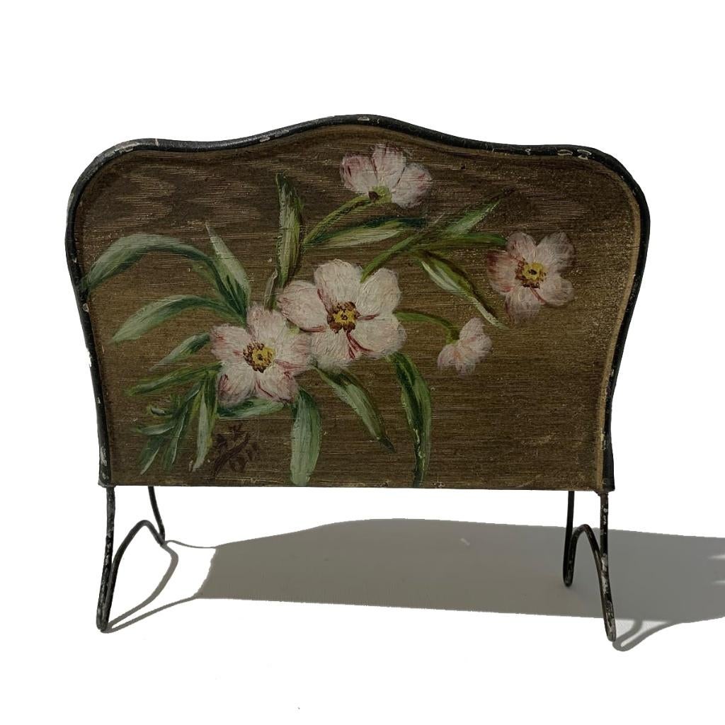 Vintage BRIEVENHOUDER brocante bloemen brievenstandaard, Ophalen of Verzenden, Huis en Inrichting