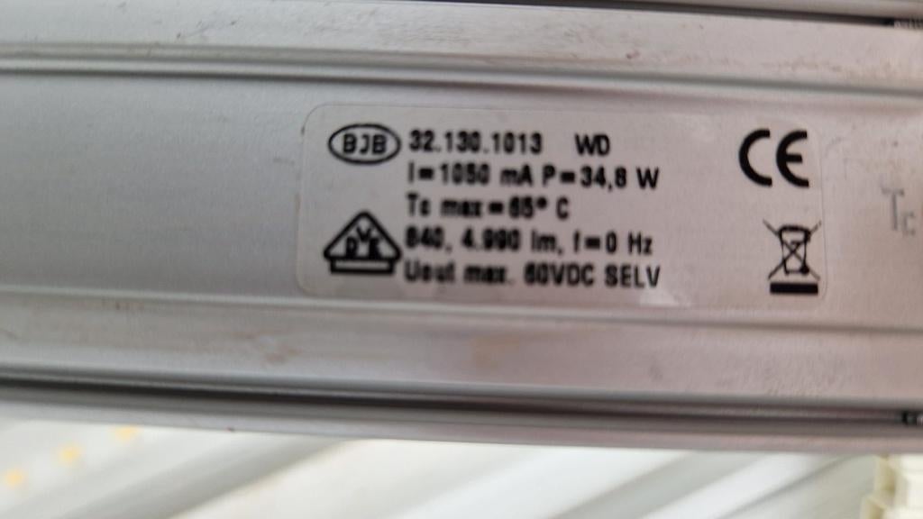 Lichtlijn lichtstraat LED armaturen Unired ( 106 ), Ophalen, Gebruikt, Nb, Nb