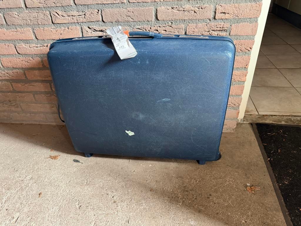 Vintage Royal Traveller Koffer - Blauw, België, Gebruikt, Hard kunststof, 45 tot 55 cm, Slot