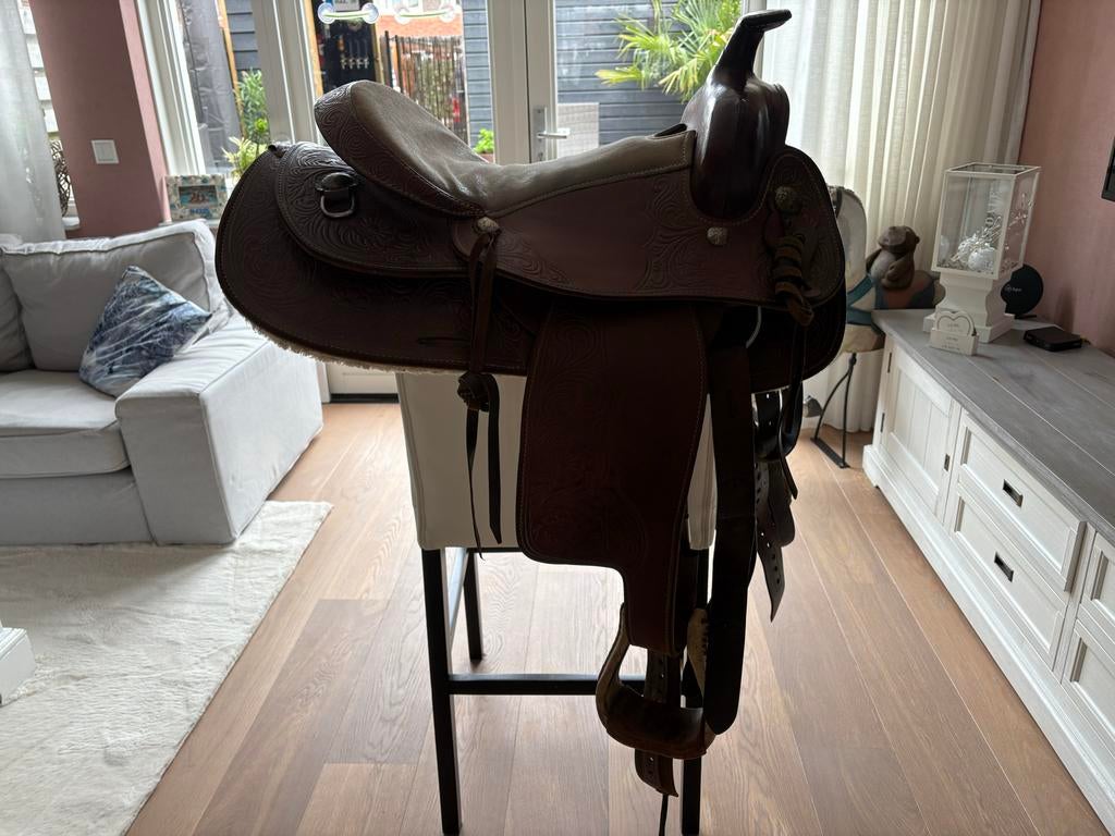 Western zadel te koop, Ophalen, Gebruikt, Western