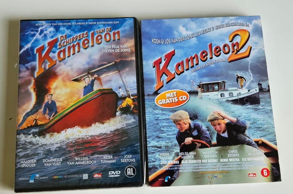 De Schippers van de Kameleon en Kameleon 2 DVD's, Cd's en Dvd's, Dvd's | Kinderen en Jeugd, Ophalen of Verzenden