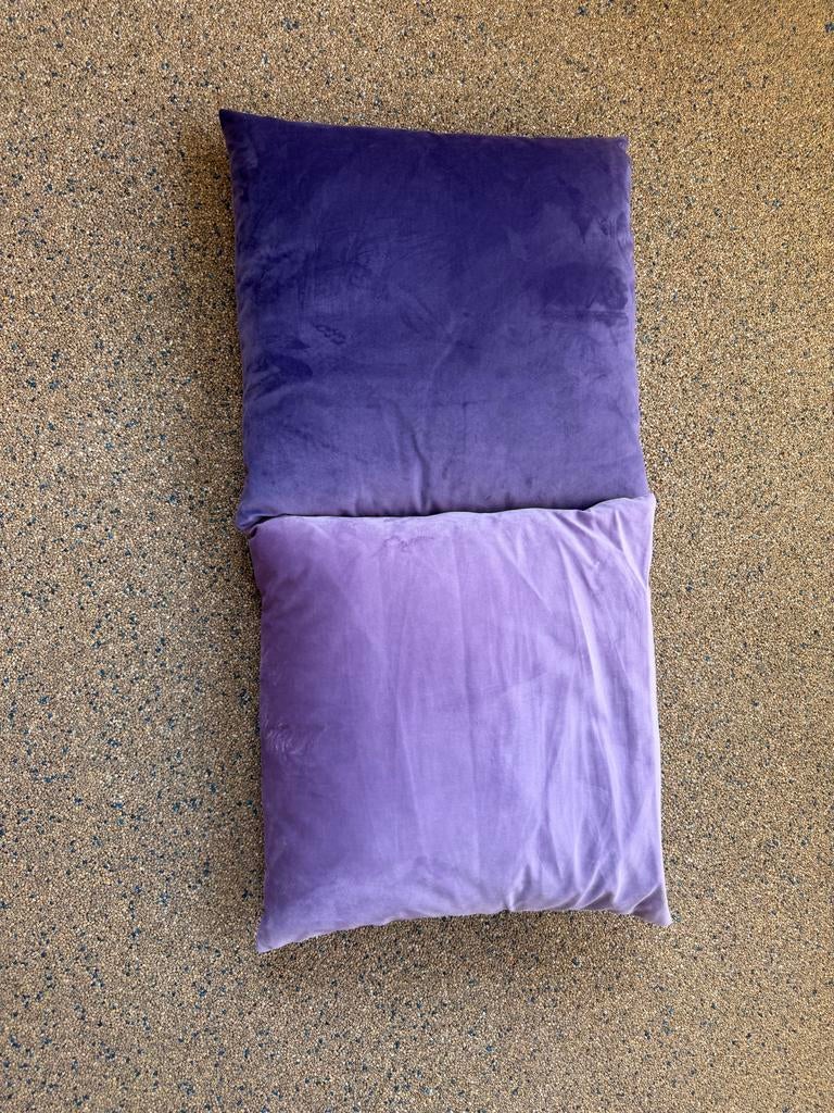 2x Vanilla Fly Kussens 45x45 cm - Lila & Paars, Ophalen, Zo goed als nieuw, Paars, Vierkant