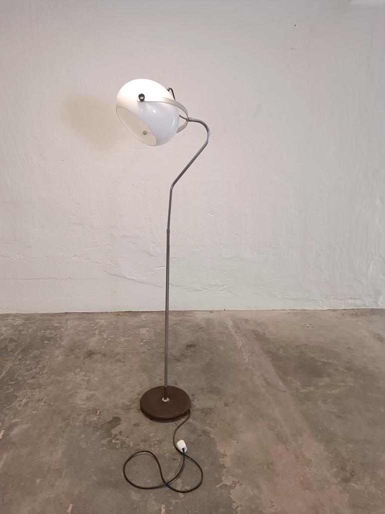 Vintage Space Age vloerlamp, Ophalen, Tweedehands, Tweedehands, Metaal