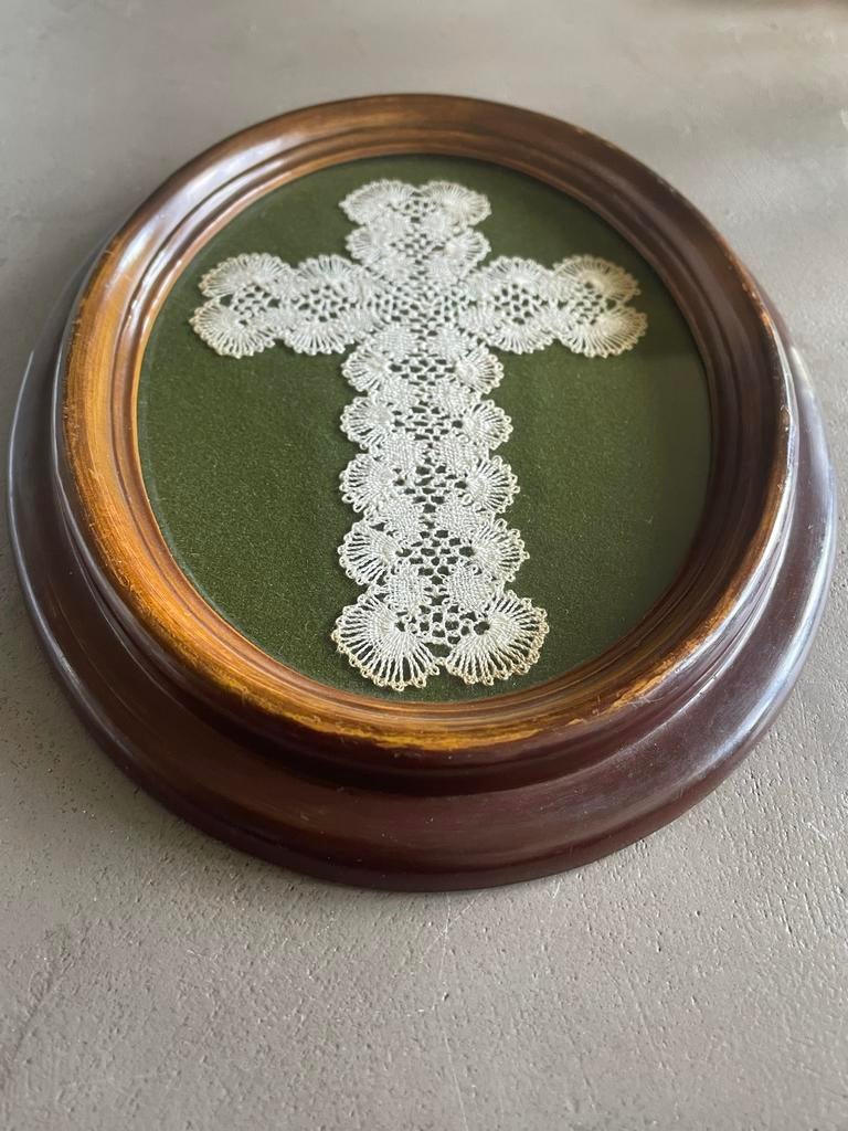 Gekantklost kruis oud huisvlijt, Ophalen of Verzenden