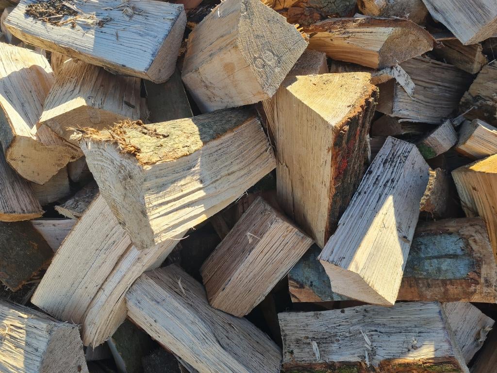 Haardhout brandhout vers Droog hout, Tuin en Terras, Haardhout, 6 m³ of meer, Ophalen of Verzenden