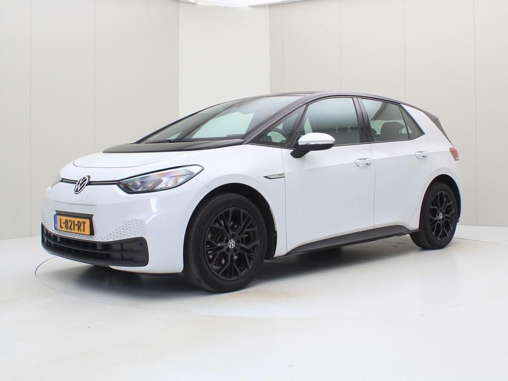 Volkswagen Id.3 58kWh 204pk PRO 90% SoH [ ACC+LED+STOELVERWA, Auto's, Automaat, Stof, Gebruikt, Zwart