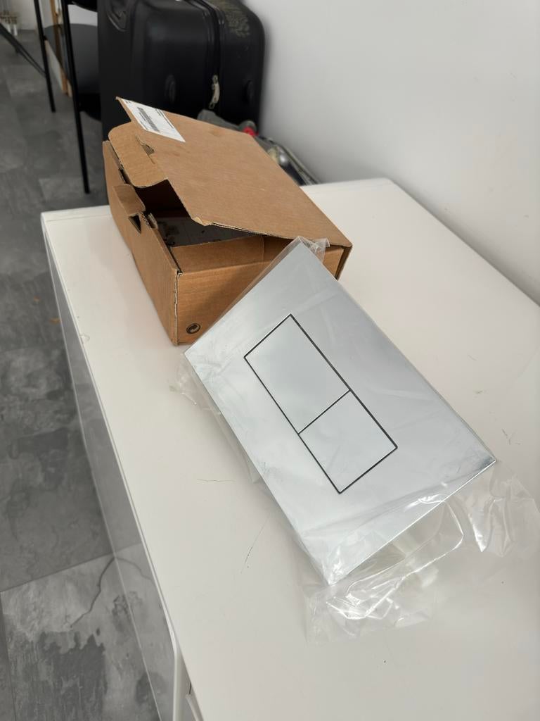 Karisma bedieningspaneel WC (Dual flush) 5 stuks, Doe-het-zelf en Verbouw, Sanitair, Ophalen, Nieuw, Chroom, Toilet