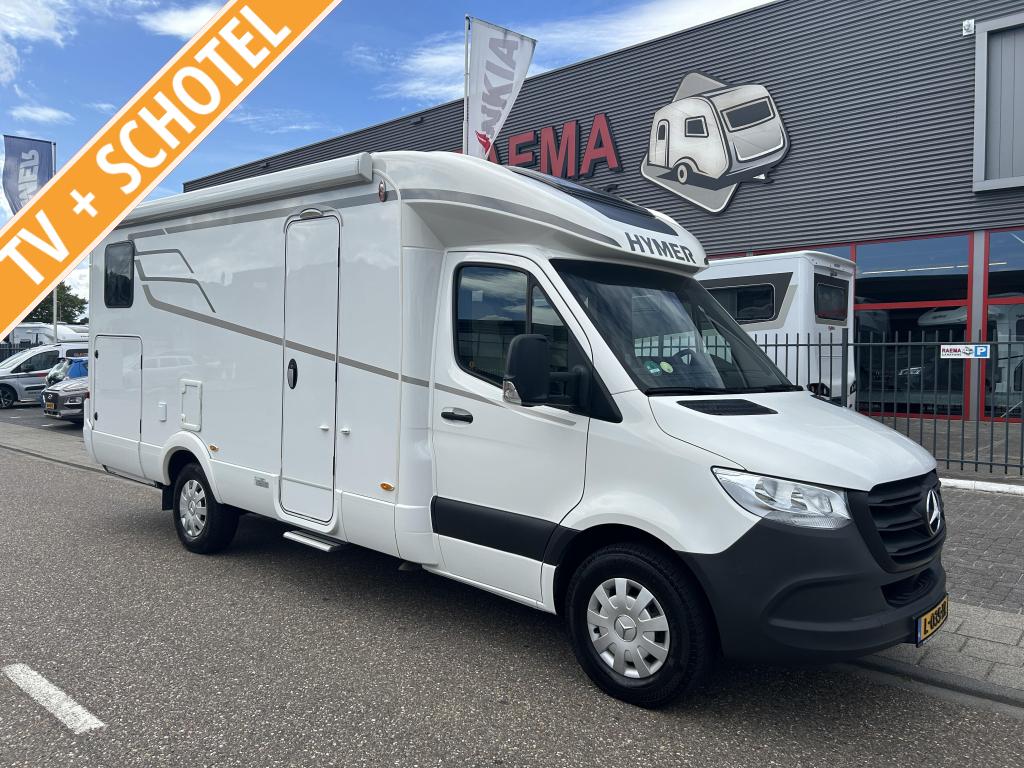 Hymer B-MC T 600 Automaat, Fietsdrager, Tv, Schotel, Automaat, Koelkast, Ringverwarming, Bedrijf