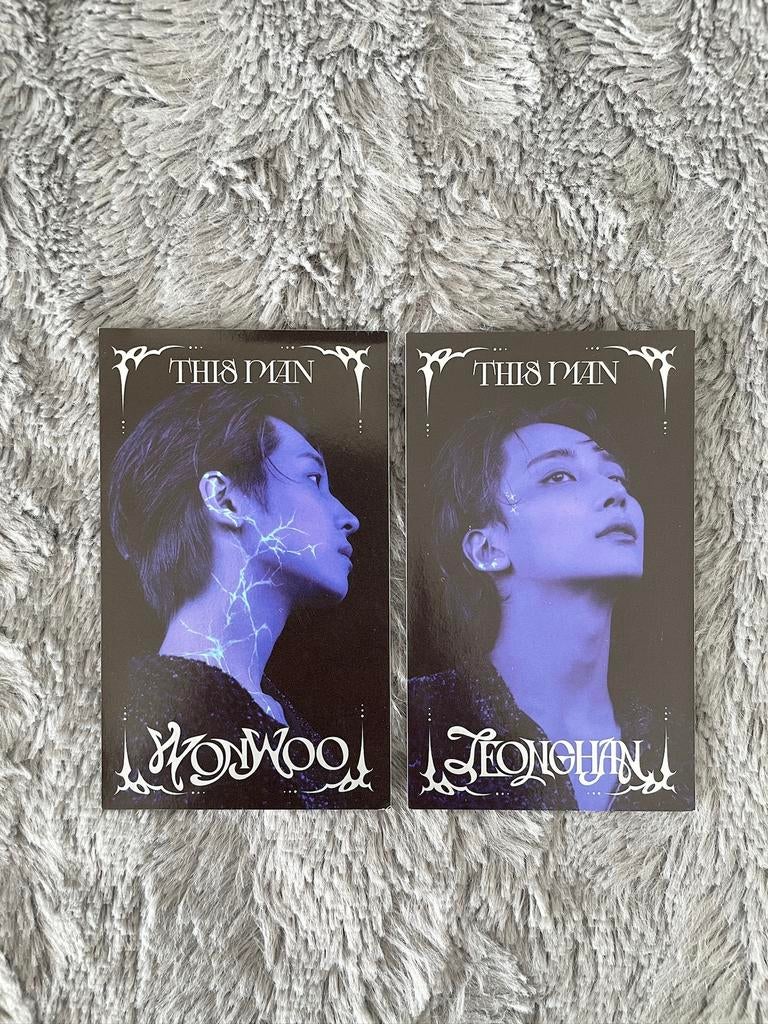 Seventeen This Man Jeonghan and Wonwoo Sticker, Ophalen of Verzenden, Gebruikt, Foto of Kaart