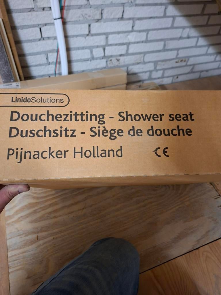 Douchezitting LinidoSolutions wit, Ophalen, Nieuw, Douche