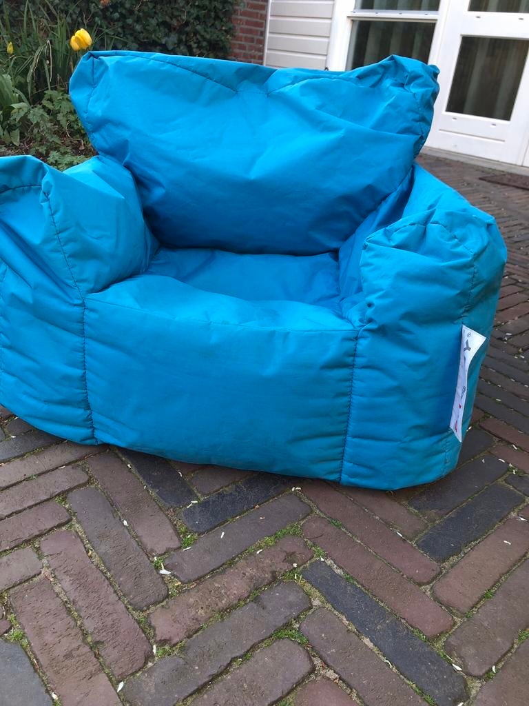 Zitzak, Ophalen, Gebruikt, Blauw, Zitzakstoel