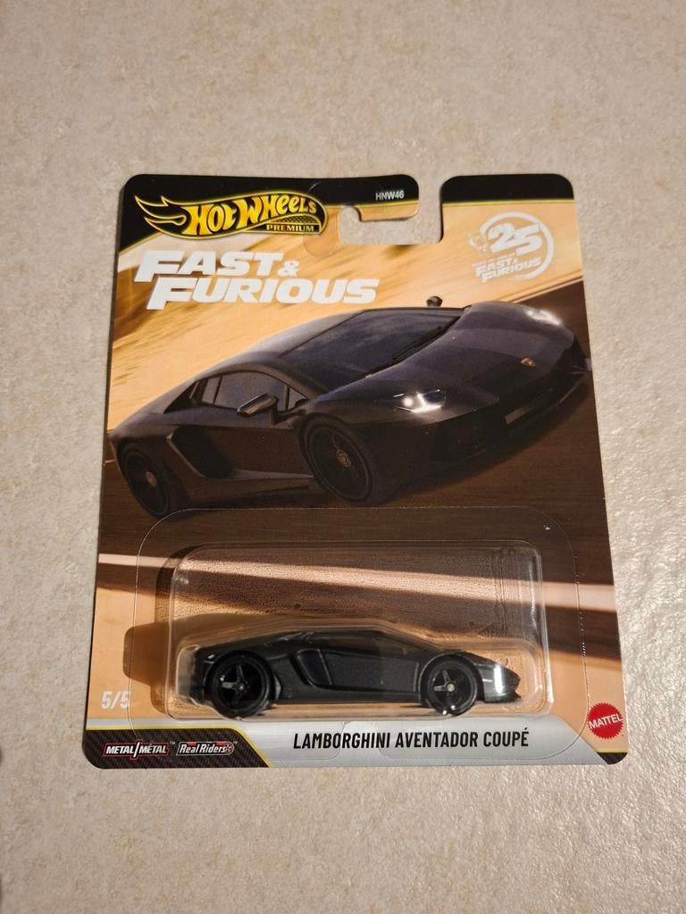 Hot Wheels Fast & Furious Lamborghini Aventador Coupé, Hobby en Vrije tijd, Ophalen of Verzenden, Nieuw, Auto