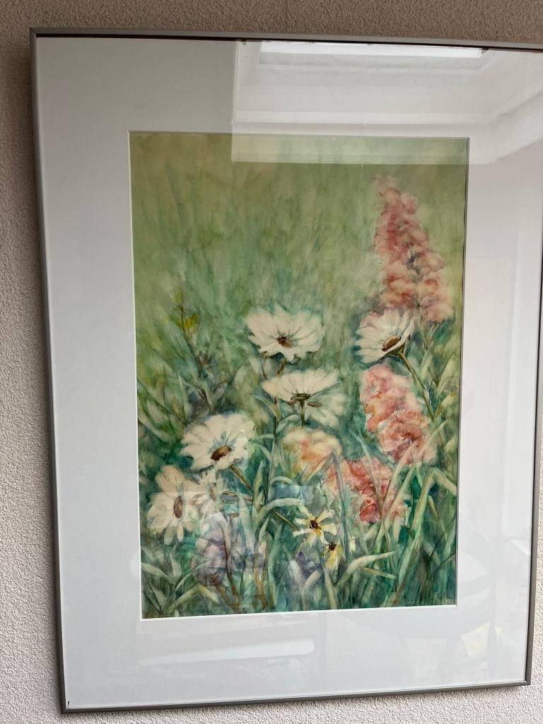 Weidebloemen aquarel, Ophalen