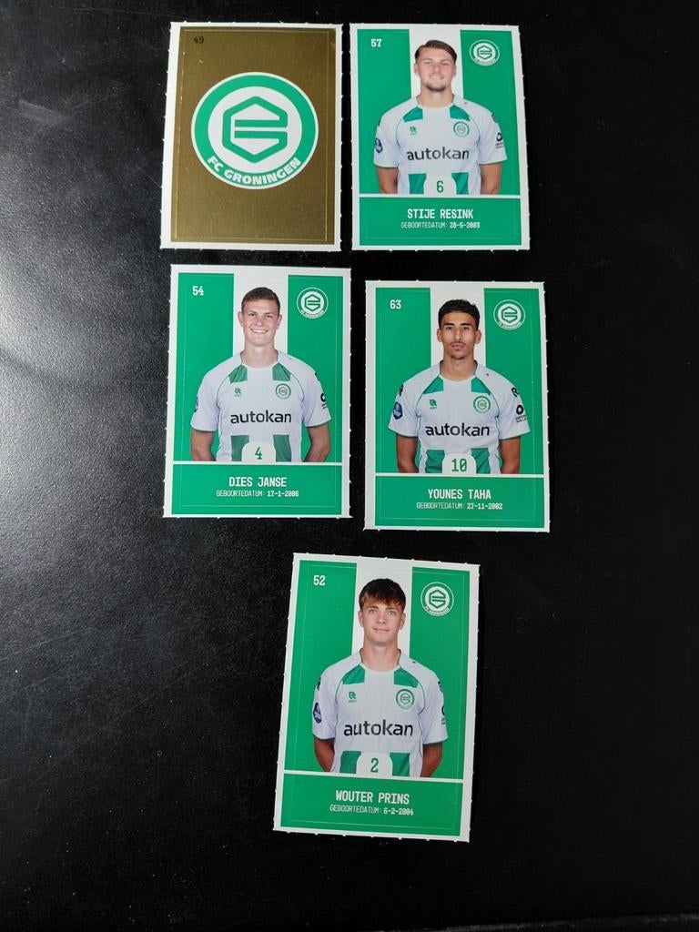 Fc groningen (stickers) stije resink/dies janse, Verzamelen, Ophalen of Verzenden, Nieuw, Poster, Plaatje of Sticker