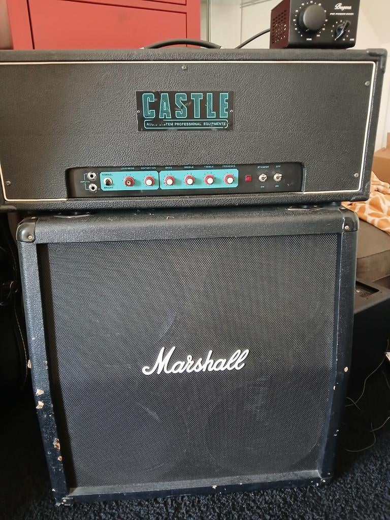 London City Castle 100 w buizenversterker, Muziek en Instrumenten, Ophalen, Gebruikt, Gitaar, 100 watt of meer