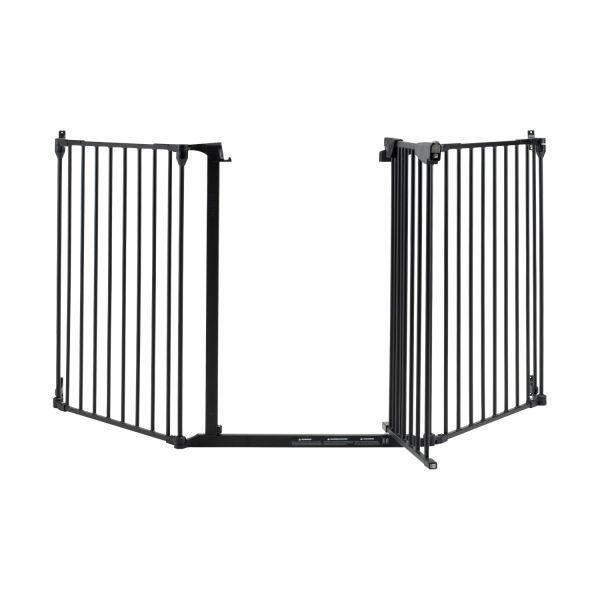 Kidsriver Veiligheidsrek Metaal Zwart - beschadigd/opknapper, Kinderen en Baby's, Traphekjes, Ophalen, Gebruikt, 115 cm of meer