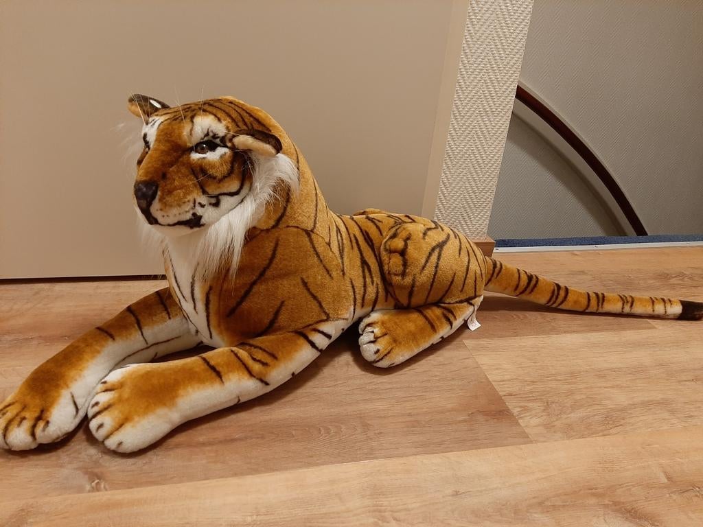 Grote tijger knuffel, Kinderen en Baby's, Ophalen of Verzenden