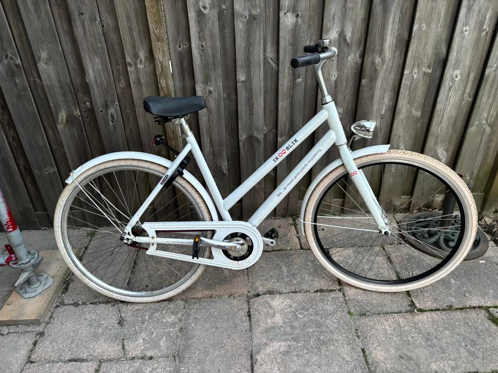 Damesfiets / stationsfiets framemaat 53 cm GEEN versnellinge, Fietsen en Brommers, Fietsen | Dames | Damesfietsen, Gebruikt, Versnellingen