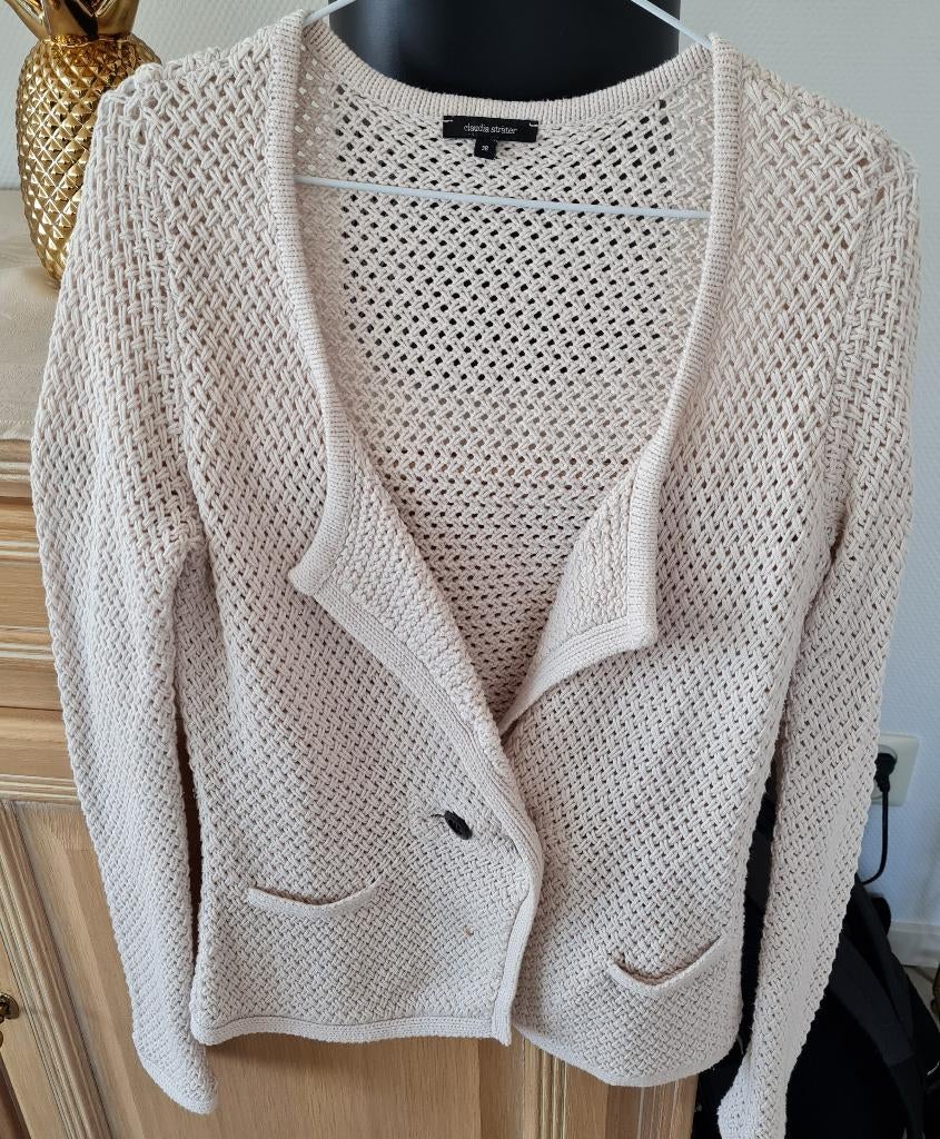 Mooi vestje van Claudia Sträter - maat 38, Ophalen of Verzenden, Zo goed als nieuw, Maat 38/40 (M)