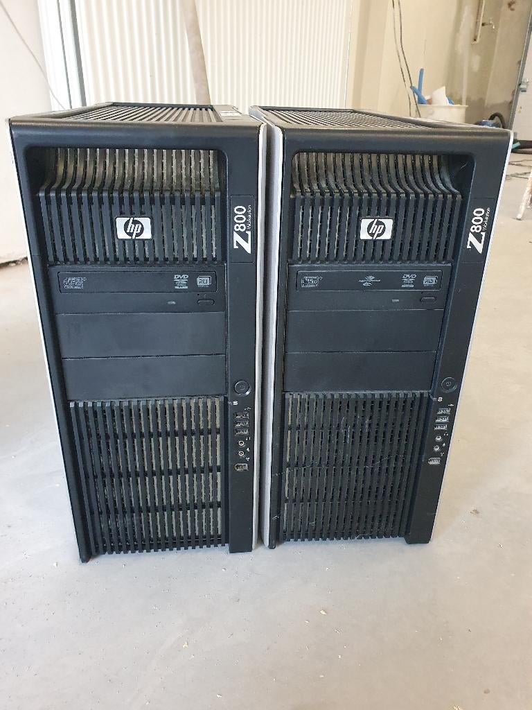 HP Z800 workstation (server) voor onderdelen, Ophalen of Verzenden, Niet werkend, Onbekend