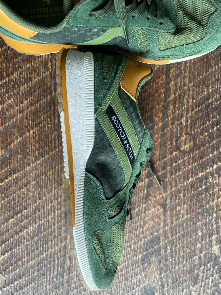 Scotch & Soda Sneakers - Groen, Maat 44, Kleding | Heren, Overige kleuren, Ophalen of Verzenden, Sneakers of Gympen, Zo goed als nieuw
