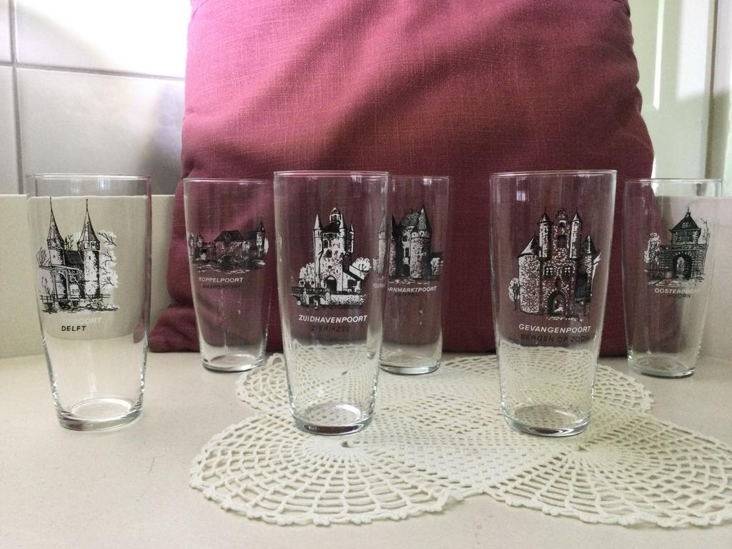 Retro limonade glazen, Ophalen of Verzenden, Zo goed als nieuw, Overige typen