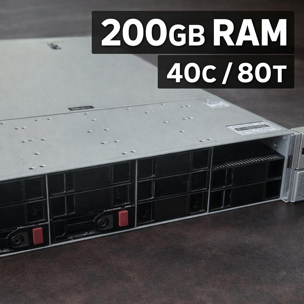 HP DL380 Gen9 | 200GB RAM | 40C/80T | Proxmox AI server, Ophalen, Gebruikt, 128 GB, 2 tot 3 Ghz