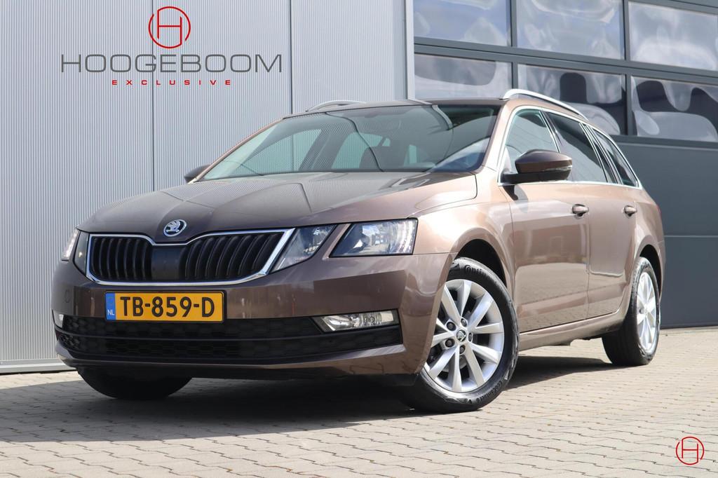 Skoda Octavia Combi 1.0 TSI / Clima / Cruise / Trekhaak / Lu, Gebruikt, Bruin, Origineel Nederlands, 3 cilinders