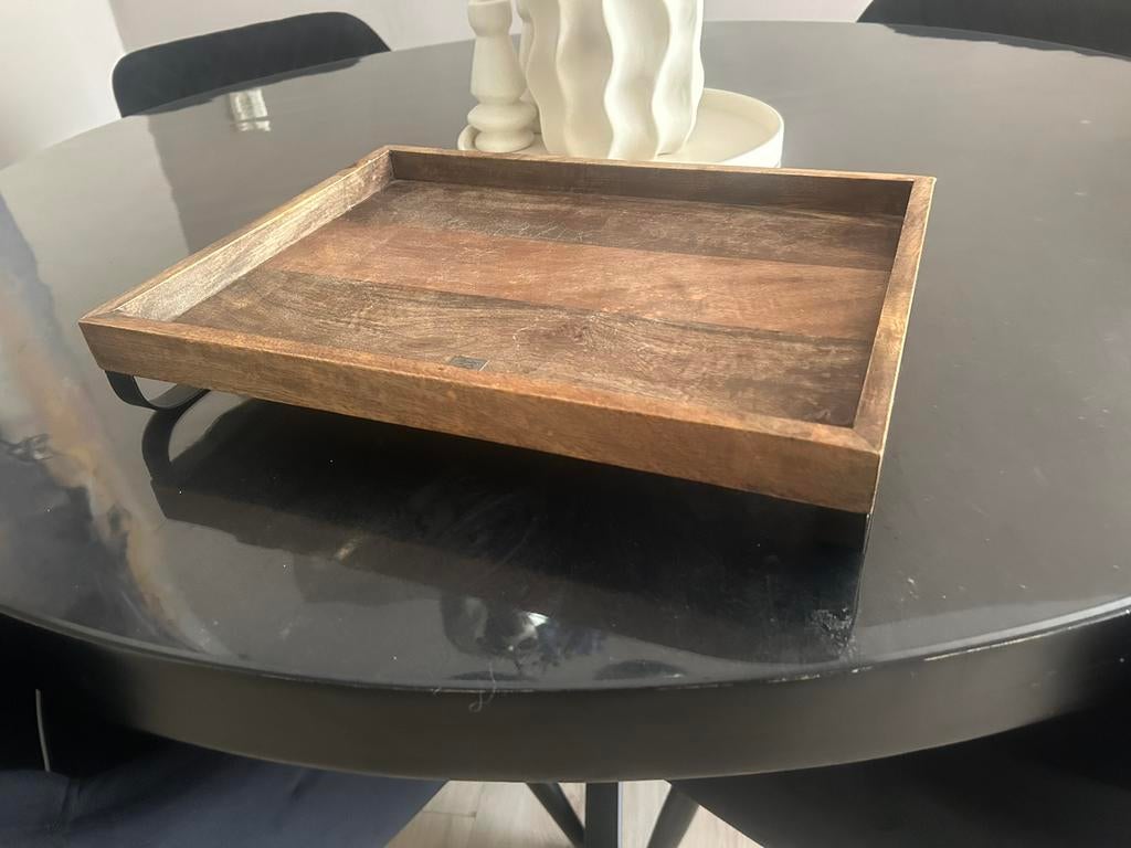 Riviera maison dienblad, Huis en Inrichting, Woonaccessoires | Dienbladen, Ophalen, Zo goed als nieuw, Hout