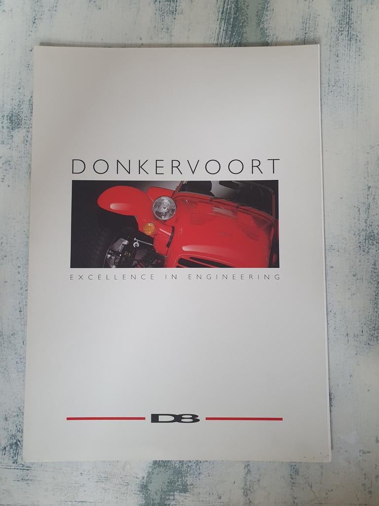 Donkervoort D8 folder, Ophalen of Verzenden