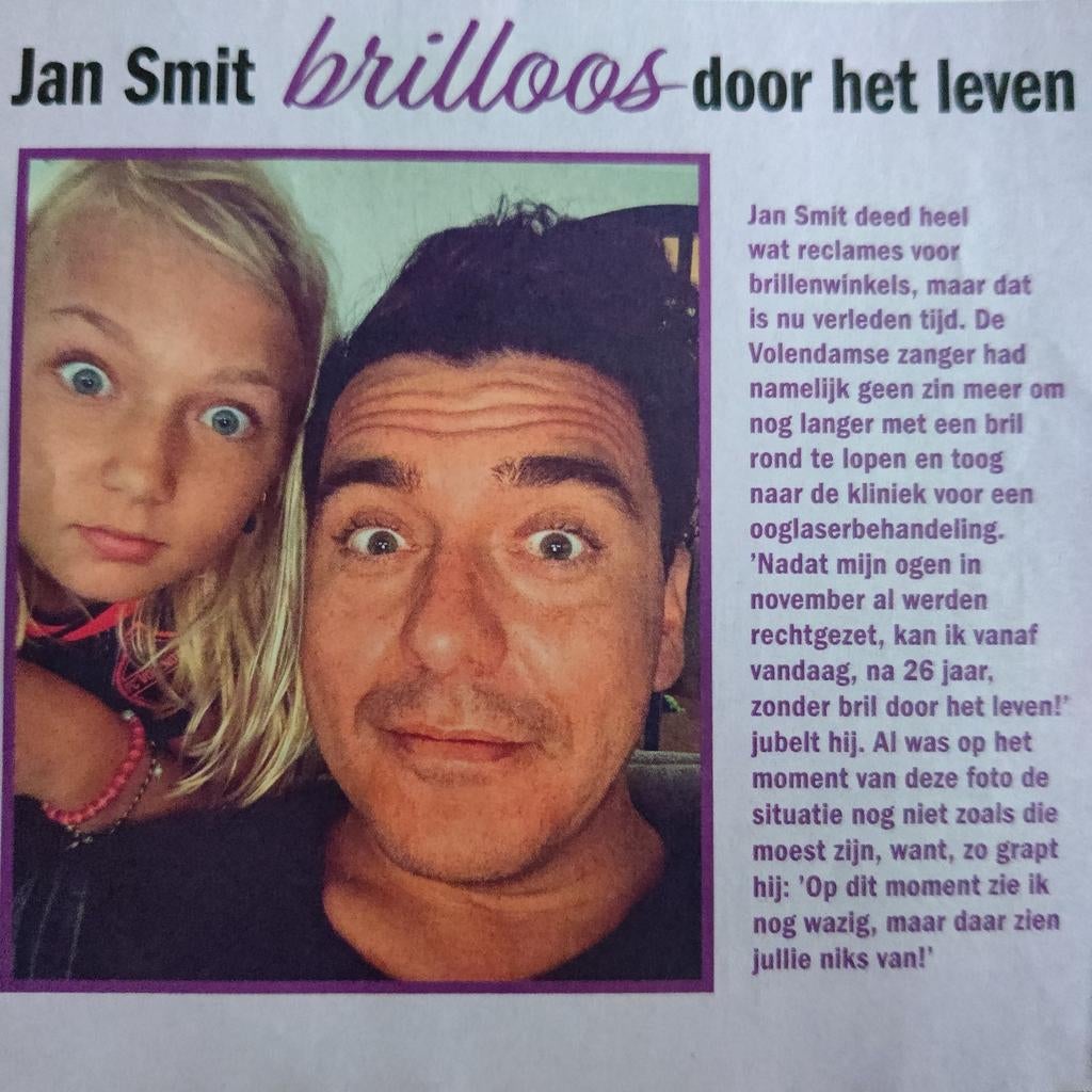 Jan Smit Artikel Knipsel uit 2022, Ophalen of Verzenden, 1980 tot heden, Nederland, Knipsel(s)