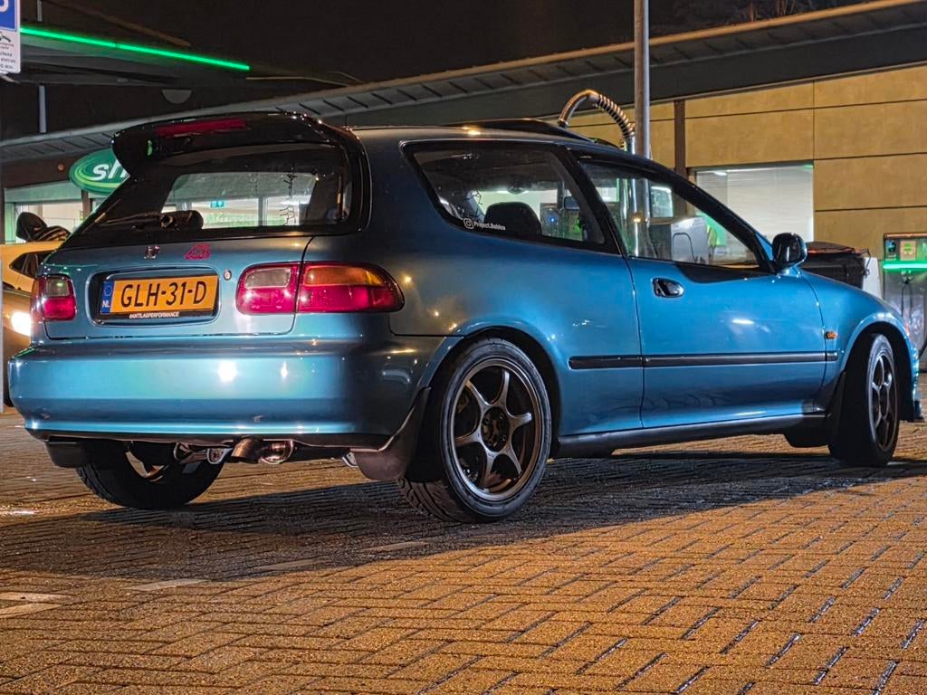 16 inch velgen met nieuwe semi slicks 4 x 100, Ophalen, Nieuw