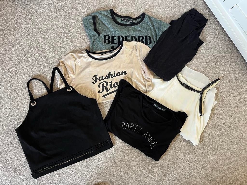 Pakket Frankie & Liberty Meisjes Top Maat 12, Ophalen of Verzenden, Zo goed als nieuw, Meisje, Setje