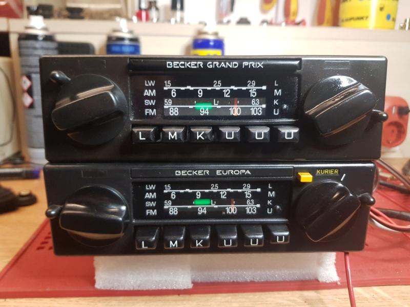 Becker Europa Kurier/ Grand Prix autoradio, Verzenden, Gebruikt