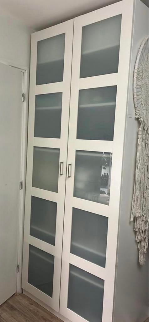 3 IKEA Bergsbo deuren voor PAX kast, Ophalen, Kunststof, Gebruikt, 200 cm of meer