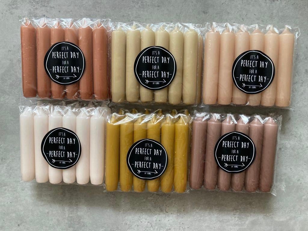 Rustik Lys kaarsen div kleuren Nieuw!, Overige materialen, Nieuw, Ophalen of Verzenden, Zwart