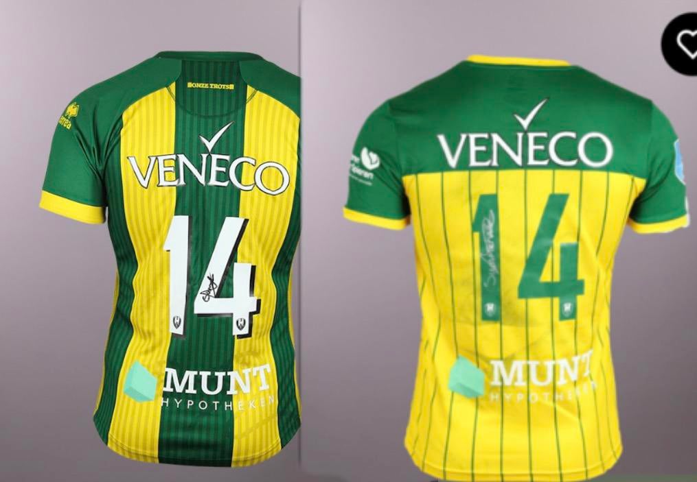 Gezocht! Gedragen Summerville ADO Den Haag, Maat XL, Verzenden, Zo goed als nieuw, Shirt