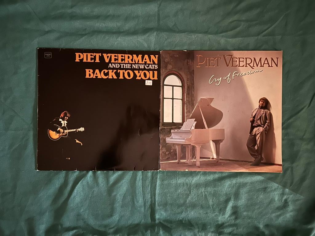 2 LP's Piet Veerman (ook per stuk te koop), Ophalen of Verzenden, 1980 - 1989, Gebruikt, 12 inch