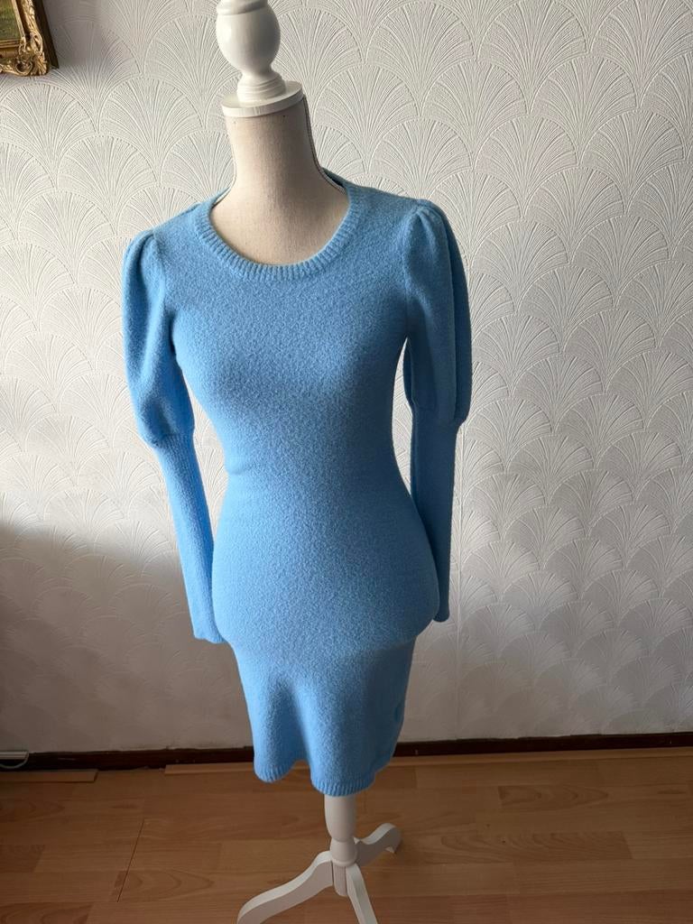 Heel leuk lichtblauw jurkje maat S, Maat 38/40 (M), Blauw, Ophalen of Verzenden, Zo goed als nieuw