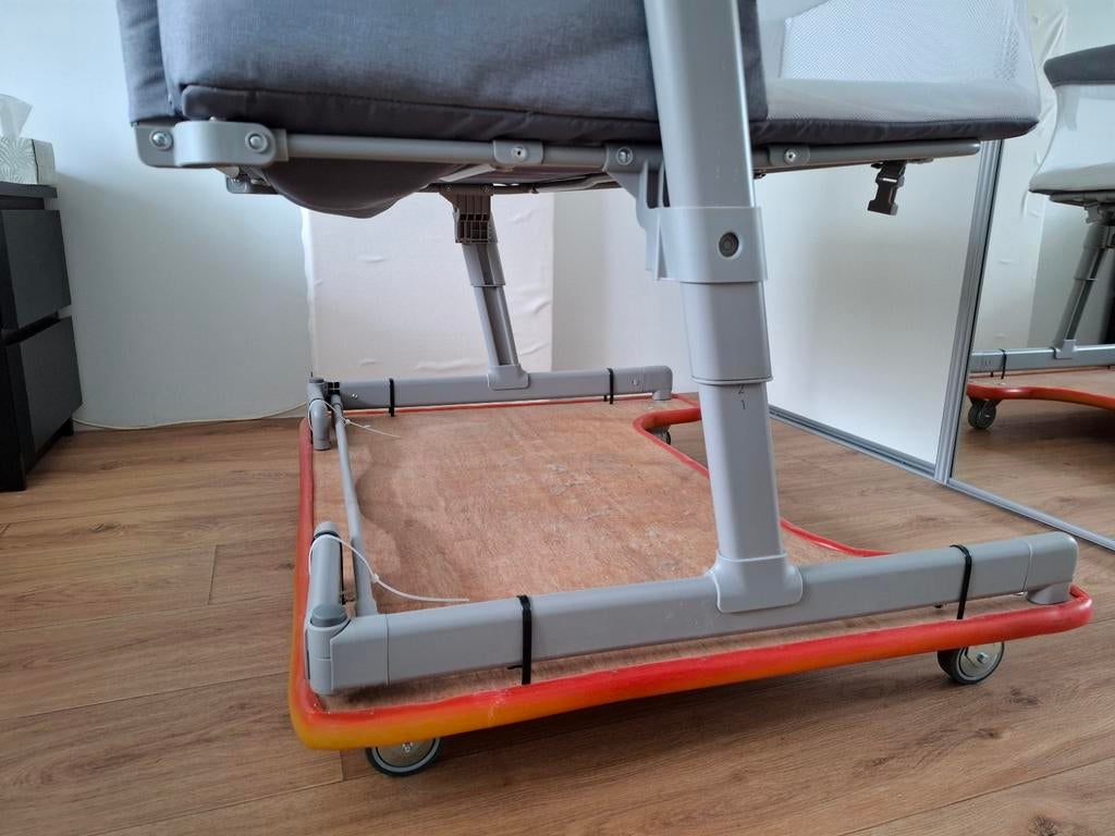 Chicco Next2Me twins cosleeper rijplank en verhoger, Ophalen, Wieg