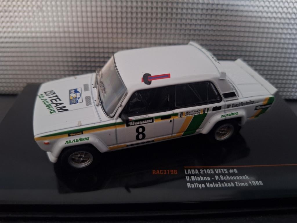 Lada 2105 #8 Rally Valaska Zima 1986 
Schaal 1:43, Overige merken, IXO, IXO, Nieuw