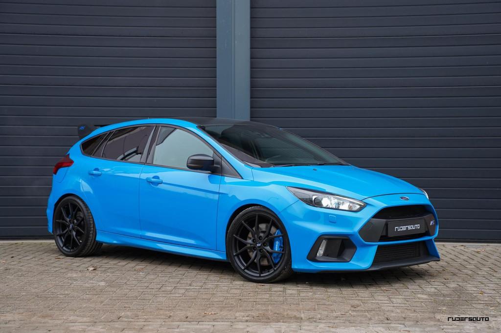 Ford Focus 2.3 RS LSD Blue & Black | Stuurverwarming | Sony, Gebruikt, Zwart, 4 cilinders, Blauw