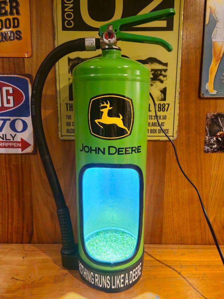John Deere decoratieve brandblusser, mancave, Ophalen of Verzenden, Nieuw, Minder dan 50 cm