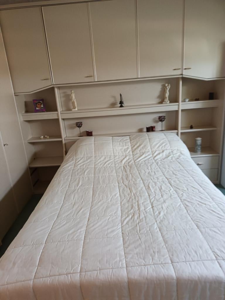 2persoons bed electrisch met ombouw, Ophalen, Gebruikt, Eenpersoons