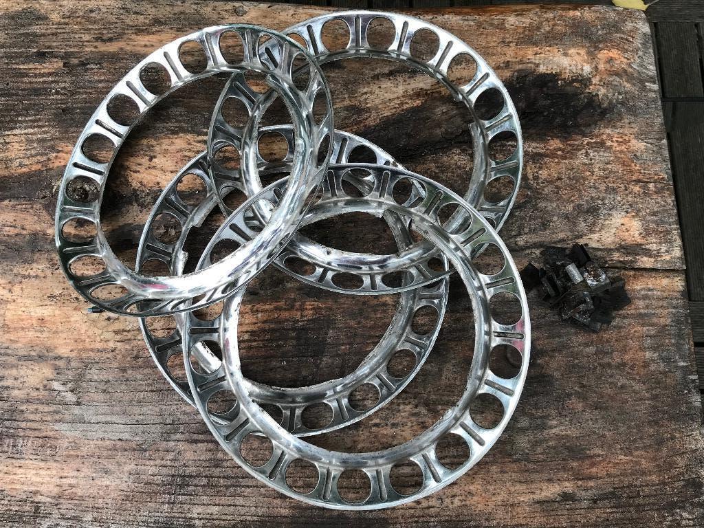 Classic Mini wieldop sierringen - tegen elk aannemelijk bod, Ophalen of Verzenden, Gebruikt