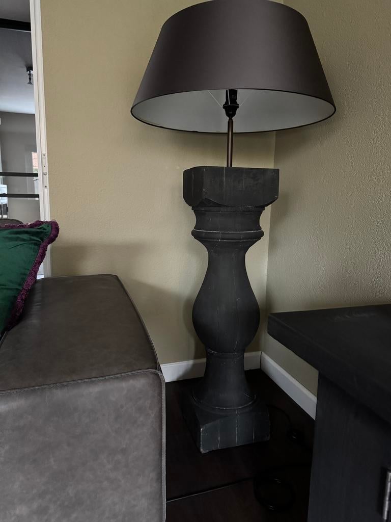 Frezoli ROVIGO staande lamp met kap XXL en XL, Huis en Inrichting, Ophalen, 100 tot 150 cm, Zo goed als nieuw, Stof