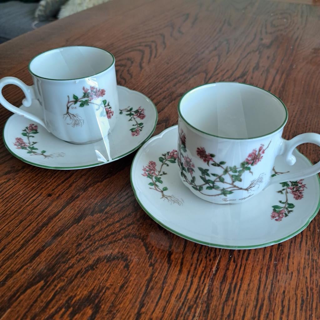 2 Seltmann Weiden kopjes met schotels, Antiek en Kunst, Antiek | Servies los, Ophalen of Verzenden