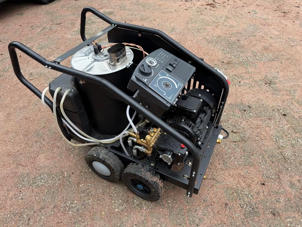 Kremer hogedrukreiniger met diesel verwarming, Ophalen, Gebruikt, Elektrisch, Met regelbare waterdruk