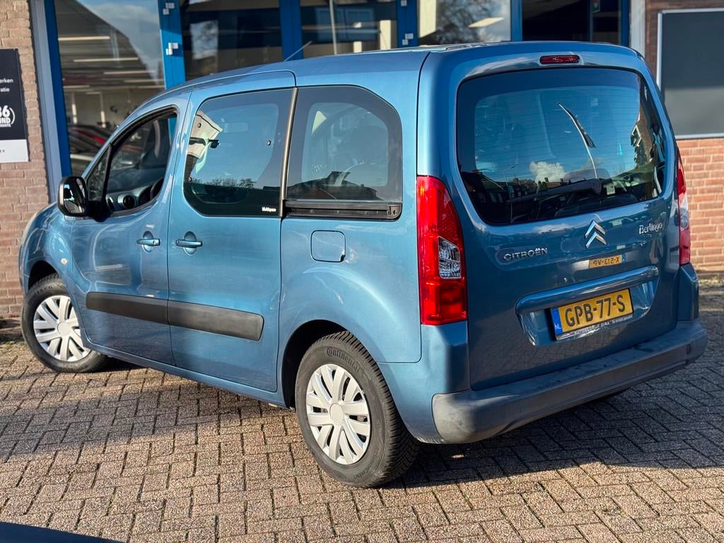 Citroen BERLINGO 1.6-16V Multispace 2008 BLAUW AIRCO APK NAP, Voorwielaandrijving, Stof, Gebruikt, Zwart