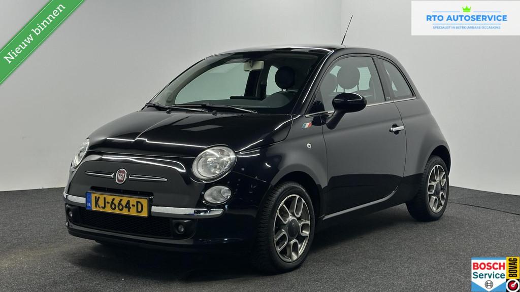 Fiat 500 1.2 Lounge AIRCO PANORAMA DAK., Euro 5, Stof, Gebruikt, 1242 cc